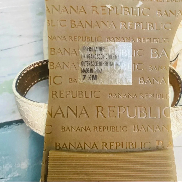 Banana Republic Leather Embellished Gladiator Sandals - Picture 6 of 6